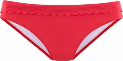 Produktbild von LASCANA Bikini-Hose Scallop rot Größe 42