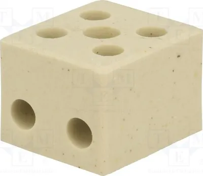 Image de 1 x Bornier à vis pour profilé, 450 V, 4 mm², avec 4 bornes. Dimensions : L 22 mm. Référence : BM 9517