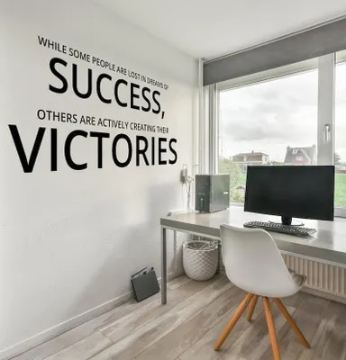 Motivationsspruch für Unternehmer – Decords Wandtattoo, Produktansicht 1