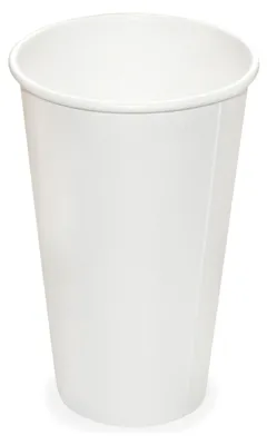 Produktbild von 100x Heiß- und Kaltgetränkebecher Pappbecher weiß 400ml 510ml Ø 90mm
