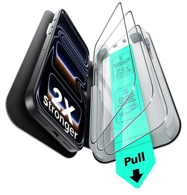 Obrázok produktu pre ESR - Tempered Glass UltraFit ochranné sklo (3 kusy) pre iPhone 17 Pro - číra