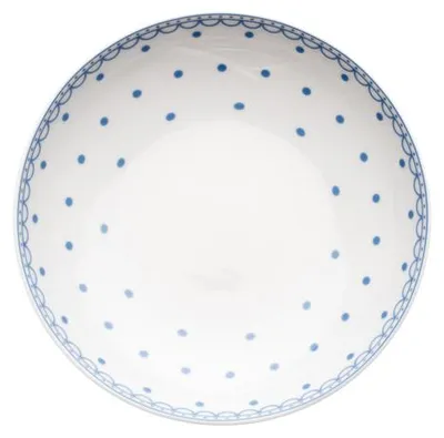 Produktbild von Thun 1794 Tiefer Teller, 20 cm, tschechisches Porzellan, blaue Punkte, Thun