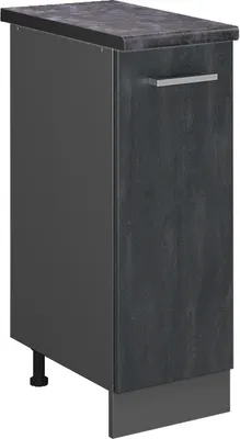 Zdjęcie produktu dla Szafka apteczna Vicco R-Line Czarny beton 30 cm BP Antracyt, Model 47610