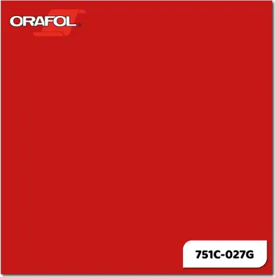 Produktbild von ORAFOL ORACAL 751C Meterware - 027 TOMATO-RED in 31,5 x 100cm