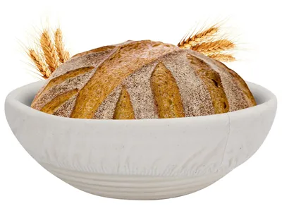 Productafbeelding van Ronde rieten mand, 23 cm, broodmandenset, voor in de keuken