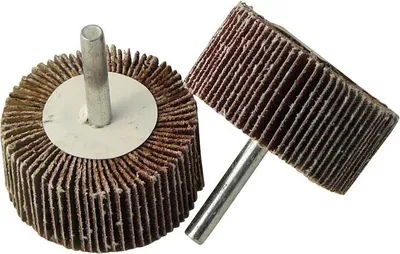 Produktbild von Fächerschleifer Ø 80 mm / Körnung 80 Schleifer Schleifmop Schaft 6 mm Schleifen