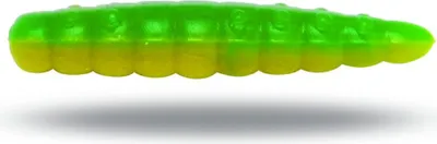 Produktbild von Quantum Magic Trout B Maggot 2,5cm - 10 künstliche Bienenmaden, Farbe:Gelb/Grün
