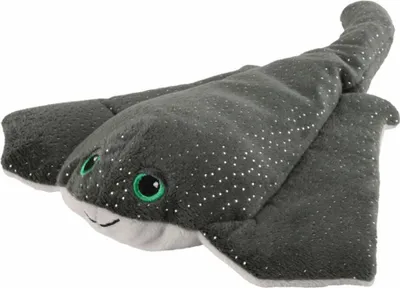 Immagine prodotto di Warmies mini peluche riscaldante manta ray glitter grigio chiaro verde 100% miglio imbottitura lavanda