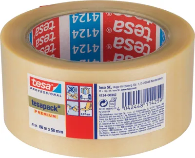 Immagine prodotto di Tesa Packband 66m x 50mm PVC trasparente 04124