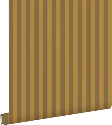 Zdjęcie produktu dla ESTAhome Tapeta paski brązowymIochry żółtej 50 x 900 cm