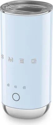 Image de Emulsionneur de lait 500w 0.18l bleu azur - Smeg - MFF02PBEU - années 50