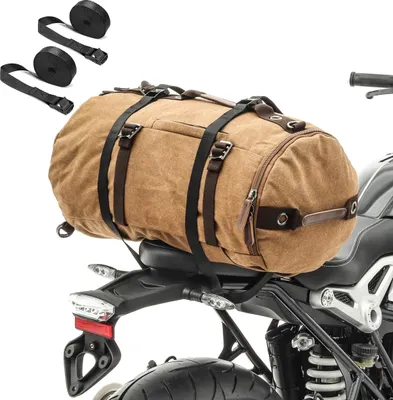 Immagine prodotto di Zaino moto VG8 borsa posteriore Vintage 35Ltr incl. cinghie di fissaggio marrone