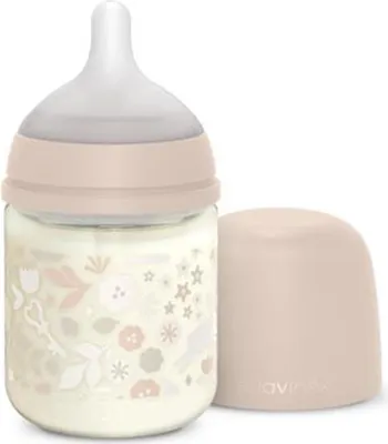 Imagen del producto de Suavinex Wonderland, biberón fisiológico SX PRO +0, 120 ml, color rosa