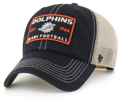 Produktbild von '47 Brand Cap NFL Miami Dolphins WABASH '47 Clean Up Black