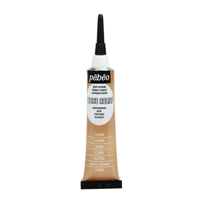 Image de Pebeo Cerne Relief Outliner, 20 ml, cuivre