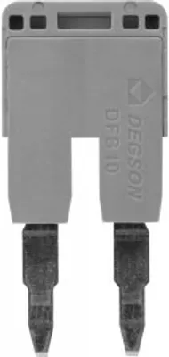 Produktbild von Einlegebrücke Steckbrücke Querverbinder 2-Polig für DS10 Reihenklemmen 10mm2