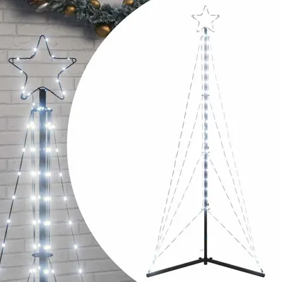 Zdjęcie produktu dla vidaXL Choinka LED 363 diody LED zimna biel 182 cm