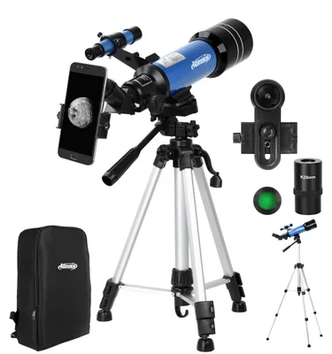 Produktbild von Solidchoice – 70-mm-Teleskop für Anfänger mit Stativ und Adapter