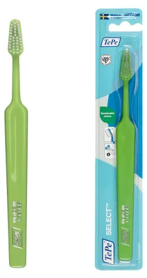 Produktbild von TePe Select Zahnbürste Medium 1 Stk. - Effektive Plaque-Entfernung sanft für