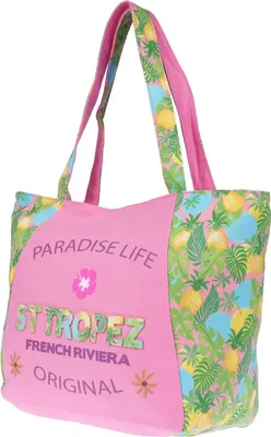 Produktbild von Christian Wippermann XXL große Tasche Badetasche Weekender Strandtasche Reisetasche Damen Pink