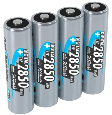 Productafbeelding van Ansmann 5035092, 1x4, Ansmann NiMH batterij, 2850 Mignon AA, 2650 mAh, DIGITAAL
