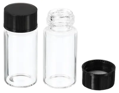 10 mL Glasflaschen, 30er-Pack, mit Schraubverschluss, transparent