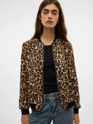 Image de Veste pour femme Vero Moda, col montant, manches longues, élégante, taille M