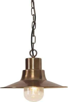Produktbild von Elstead Sheldon Außen-Hängeleuchte E27 Gealtertes Messing IP44