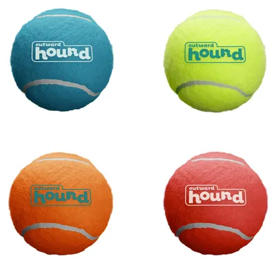 Produktbild von Outward Hound Squeaker Ballz 4er Set Hundebälle mit Squeaker, Größe:S