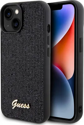 Produktbild von Etui Guess Disco Metal Script Na Iphone 15 - Czarne