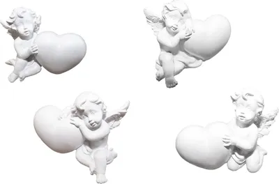 Produktbild von 24 x Engel mit Herz Engelfigur ca. 5 cm x 6 cm