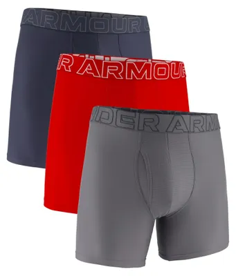 Productafbeelding van Under Armour heren performance boxershorts, 3-pack, met een beenlengte van 15 cm