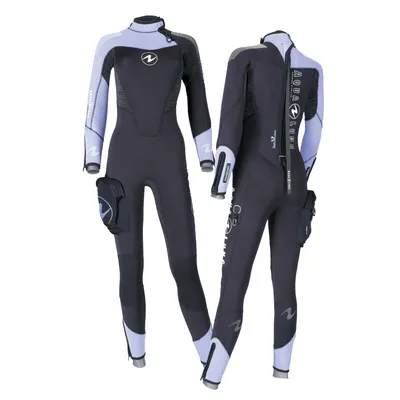 Image de Combinaison néoprène AquaLung Dynaflex 5,5 mm pour femme, taille:S