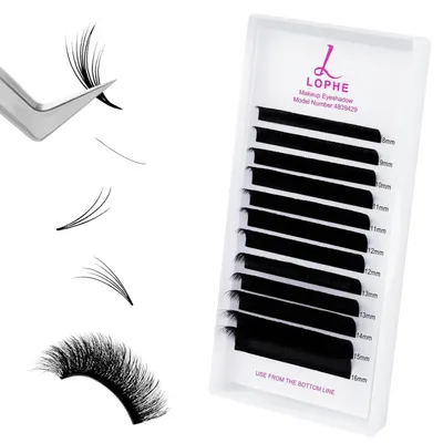Produktbild von Einzelwimpern 0.05mm D Curl 8-16mm Mix für Wimpernverlängerung