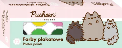 Obrázek produktu pro Farby Plakatowe 12 Kolorów 20 ml Pusheen