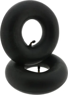 Produktbild von 2 Ersatzschläuche für Sackkarrenrad 3.00-4 / 260x85mm mit abgewinkeltem TR87 Autoventil