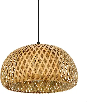 Productafbeelding van Hanglamp van bamboe, Boho-stijl, Baku, diameter 30 cm, 1x E27 fitting