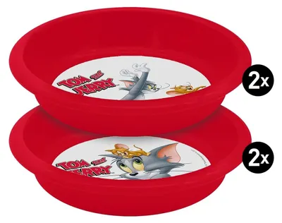 Zdjęcie produktu dla Zestaw 4 misek do musli Tom i Jerry, pojemność 300 ml