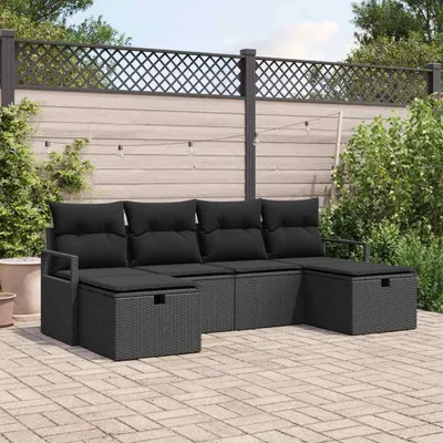 Obrázek produktu pro Maison Exclusive – Sedací souprava, 5 dílů, polyratan