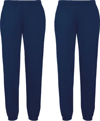 Produktbild von Doppelpack Fruit of the Loom Classic Elasticated Cuff Jog Pants + GRATIS MyShirt Stoffbeutel