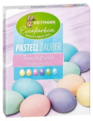 Productafbeelding van Eierverf vloeibaar pastel - 6 kleuren - 5 ml - Voor witte eieren