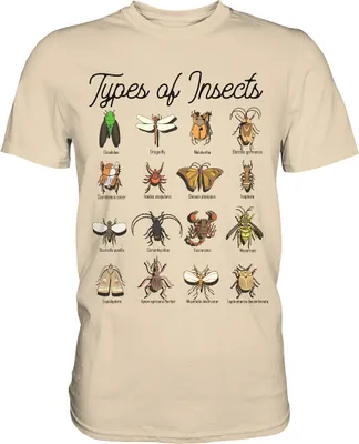 Produktbild von Entomologie Käfersammler Insekten T-Shirt – Sand / XXL