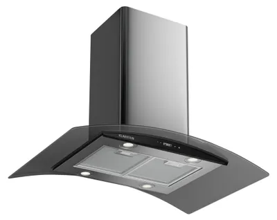 Image de Klarstein Hotte aspirante 90cm, Hotte aspirante à évacuation d'air avec filtre résistant au lave-vaisselle, Eclairage LED & Touch Controls, Hotte aspirante silencieuse avec 600 m³/h de débit d'air, Hottes murales à haute efficacité énergétique