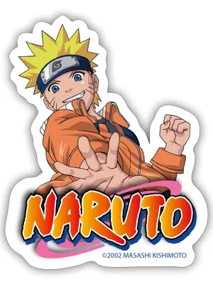 Produktbild von Spreadshirt Naruto Ninja Logo Sticker Aufkleber, 10 x 10 cm, Mattweiß