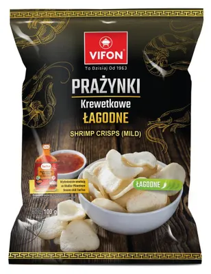 Zdjęcie produktu dla Prażynki Krewetkowe Łagodne 100G Vifon