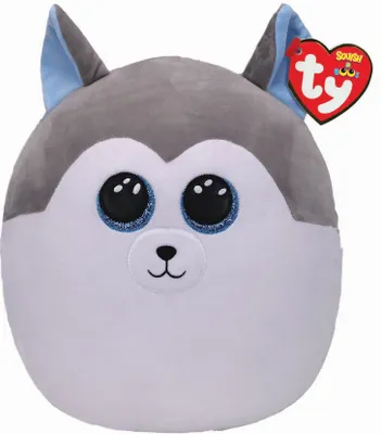 Immagine prodotto di ty 39293 Cuscino con figura in peluche Squsih-A-Boos - Husky Slush, 20 cm
