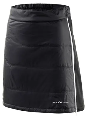 Obrázok produktu pre BLACK CREVICE - Zateplená zimná, lyžiarska a outdoorová sukňa | Farba: čierna | Veľkosť: 38