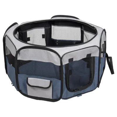Produktbild von FLAMINGO Haustier Laufstall Flavio 74x74x35 cm S Blau