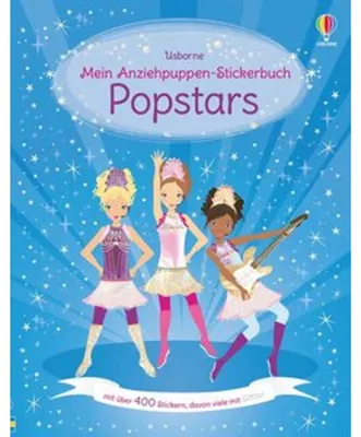 Obrázek produktu pro Mein Anziehpuppen-Stickerbuch: Popstars