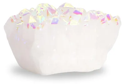 Imagen del producto de Cuarzo Natural Realzado Pequeño - Cuarzo Angel Aura (aprox 40-65gm 3.5-5cm)